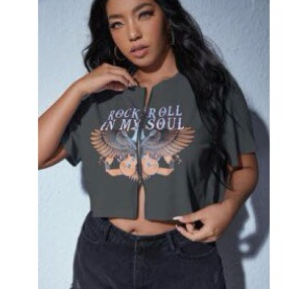 SHEIN CROP 1X